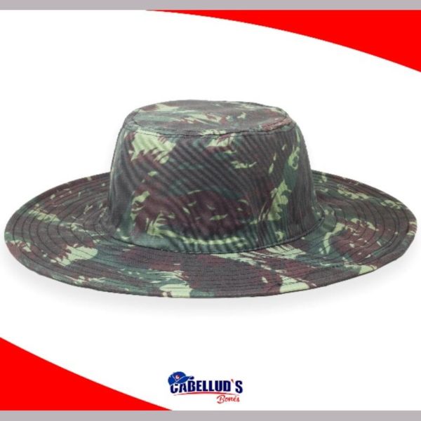 Chapéu casual camuflado - Aba armada